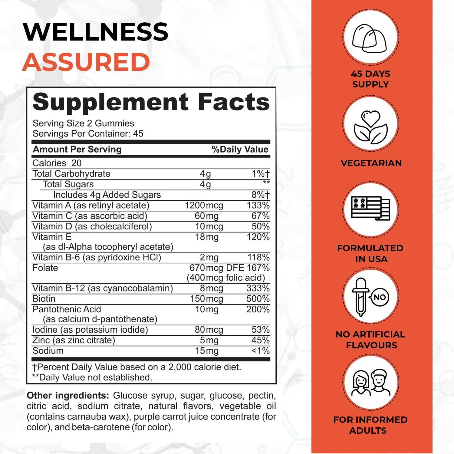 BonnEarth Adult MultiVitamin Gummies